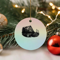 Mother Road Adventure Graphic Ceramic Ornament Vintage Route Highway 66 Bridge