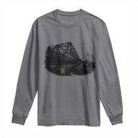 Mother Road Adventure Graphic Long Sleeve Shirt Vintage Route Highway 66 Bridge