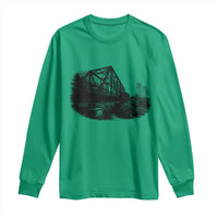 Mother Road Adventure Graphic Long Sleeve Shirt Vintage Route Highway 66 Bridge