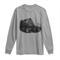 Mother Road Adventure Graphic Long Sleeve Shirt Vintage Route Highway 66 Bridge