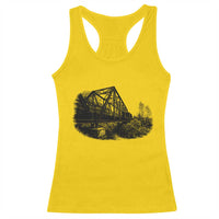 Mother Road Adventure Graphic Racerback Tank Top Vintage Route Highway 66 Bridge