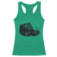 Mother Road Adventure Graphic Racerback Tank Top Vintage Route Highway 66 Bridge