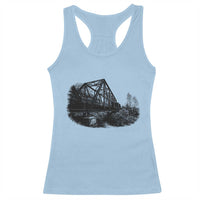 Mother Road Adventure Graphic Racerback Tank Top Vintage Route Highway 66 Bridge