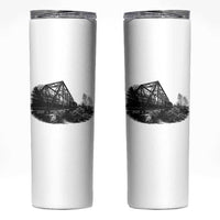 Mother Road Adventure Graphic Skinny Tumbler Vintage Route Highway 66 Bridge