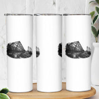Mother Road Adventure Graphic Skinny Tumbler Vintage Route Highway 66 Bridge