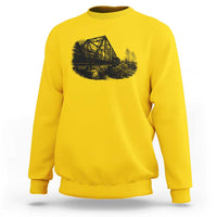 Mother Road Adventure Graphic Sweatshirt Vintage Route Highway 66 Bridge