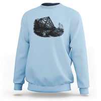 Mother Road Adventure Graphic Sweatshirt Vintage Route Highway 66 Bridge