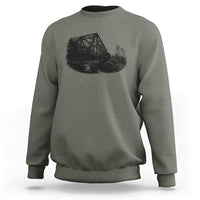 Mother Road Adventure Graphic Sweatshirt Vintage Route Highway 66 Bridge