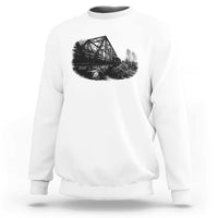 Mother Road Adventure Graphic Sweatshirt Vintage Route Highway 66 Bridge