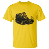 Mother Road Adventure Graphic T Shirt Vintage Route Highway 66 Bridge