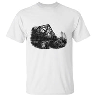 Mother Road Adventure Graphic T Shirt Vintage Route Highway 66 Bridge