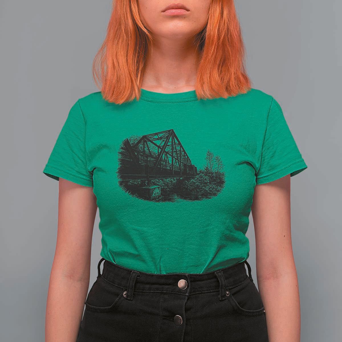 Mother Road Adventure Graphic T Shirt For Women Vintage Route Highway 66 Bridge