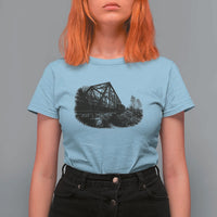 Mother Road Adventure Graphic T Shirt For Women Vintage Route Highway 66 Bridge