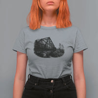 Mother Road Adventure Graphic T Shirt For Women Vintage Route Highway 66 Bridge