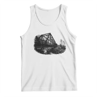 Mother Road Adventure Graphic Tank Top Vintage Route Highway 66 Bridge