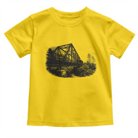 Mother Road Adventure Graphic Toddler T Shirt Vintage Route Highway 66 Bridge