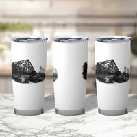 Mother Road Adventure Graphic Tumbler Cup Vintage Route Highway 66 Bridge