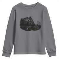 Mother Road Adventure Graphic Youth Sweatshirt Vintage Route Highway 66 Bridge