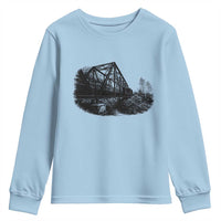 Mother Road Adventure Graphic Youth Sweatshirt Vintage Route Highway 66 Bridge