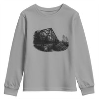 Mother Road Adventure Graphic Youth Sweatshirt Vintage Route Highway 66 Bridge