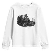 Mother Road Adventure Graphic Youth Sweatshirt Vintage Route Highway 66 Bridge