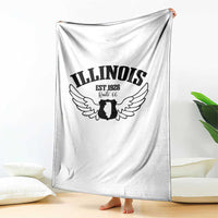Illinois Route Highway 66 Souvenir Throw Blanket Open Road Adventure