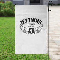 Illinois Route Highway 66 Souvenir Garden Flag Open Road Adventure