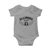 Illinois Route Highway 66 Souvenir Baby Onesie Open Road Adventure