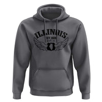 Illinois Route Highway 66 Souvenir Hoodie Open Road Adventure
