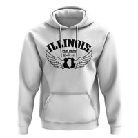 Illinois Route Highway 66 Souvenir Hoodie Open Road Adventure