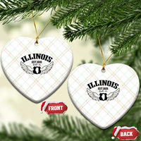 Illinois Route Highway 66 Souvenir Ceramic Ornament Open Road Adventure