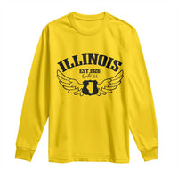 Illinois Route Highway 66 Souvenir Long Sleeve Shirt Open Road Adventure
