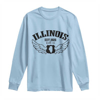 Illinois Route Highway 66 Souvenir Long Sleeve Shirt Open Road Adventure