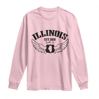 Illinois Route Highway 66 Souvenir Long Sleeve Shirt Open Road Adventure