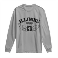 Illinois Route Highway 66 Souvenir Long Sleeve Shirt Open Road Adventure
