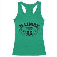 Illinois Route Highway 66 Souvenir Racerback Tank Top Open Road Adventure