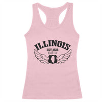 Illinois Route Highway 66 Souvenir Racerback Tank Top Open Road Adventure
