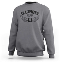 Illinois Route Highway 66 Souvenir Sweatshirt Open Road Adventure