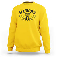 Illinois Route Highway 66 Souvenir Sweatshirt Open Road Adventure
