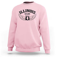 Illinois Route Highway 66 Souvenir Sweatshirt Open Road Adventure
