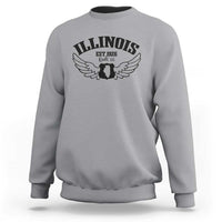 Illinois Route Highway 66 Souvenir Sweatshirt Open Road Adventure