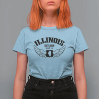Illinois Route Highway 66 Souvenir T Shirt For Women Open Road Adventure