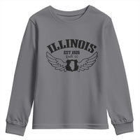 Illinois Route Highway 66 Souvenir Youth Sweatshirt Open Road Adventure