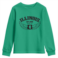 Illinois Route Highway 66 Souvenir Youth Sweatshirt Open Road Adventure