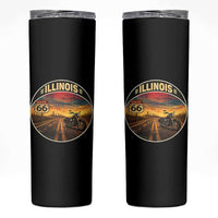 Illinois Route Highway 66 Motorcycle Skinny Tumbler Road Trip Adventure