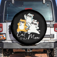 Cat Mom Spare Tire Cover Three Cool Cats with Sunglasses - Wonder Print Shop