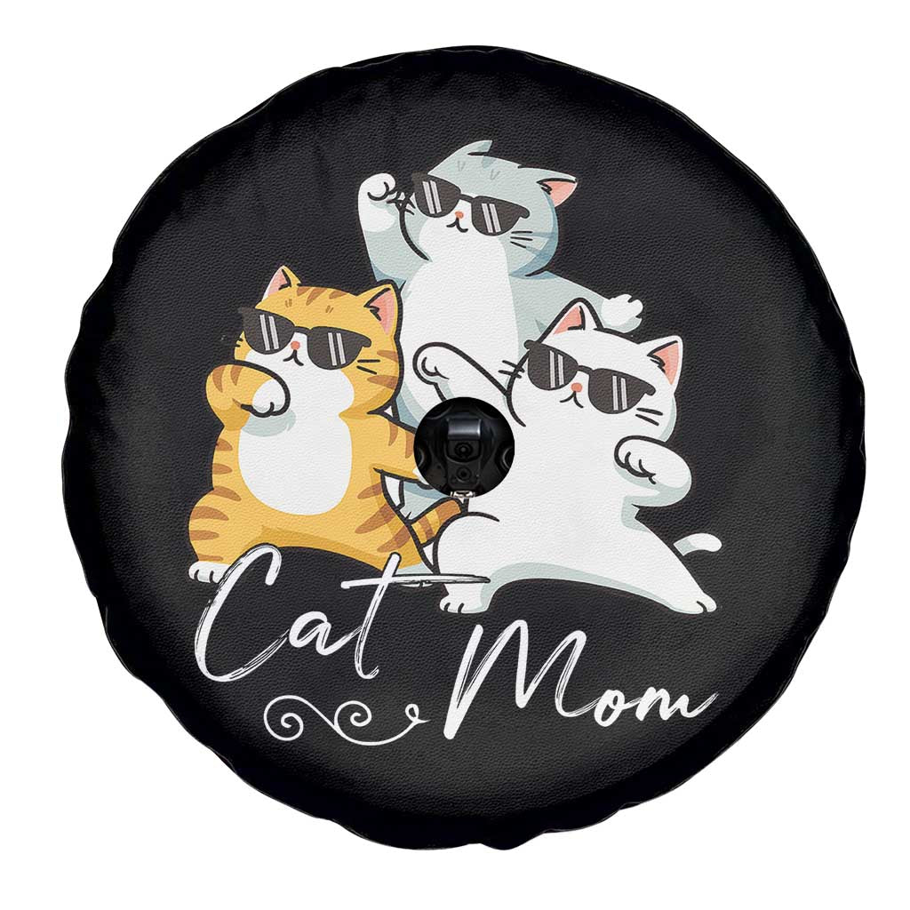 Cat Mom Spare Tire Cover Three Cool Cats with Sunglasses - Wonder Print Shop