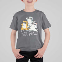 Cat Mom T Shirt For Kid Three Cool Cats with Sunglasses - Wonder Print Shop