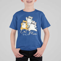 Cat Mom T Shirt For Kid Three Cool Cats with Sunglasses - Wonder Print Shop