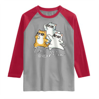 Cat Mom Raglan Shirt Three Cool Cats with Sunglasses - Wonder Print Shop